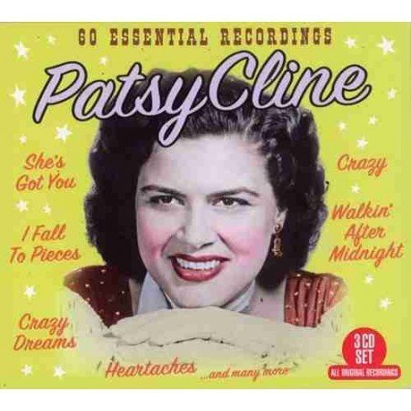 PATSY CLINE - 60 ESSENTIAL RECORDINGS - 3CD