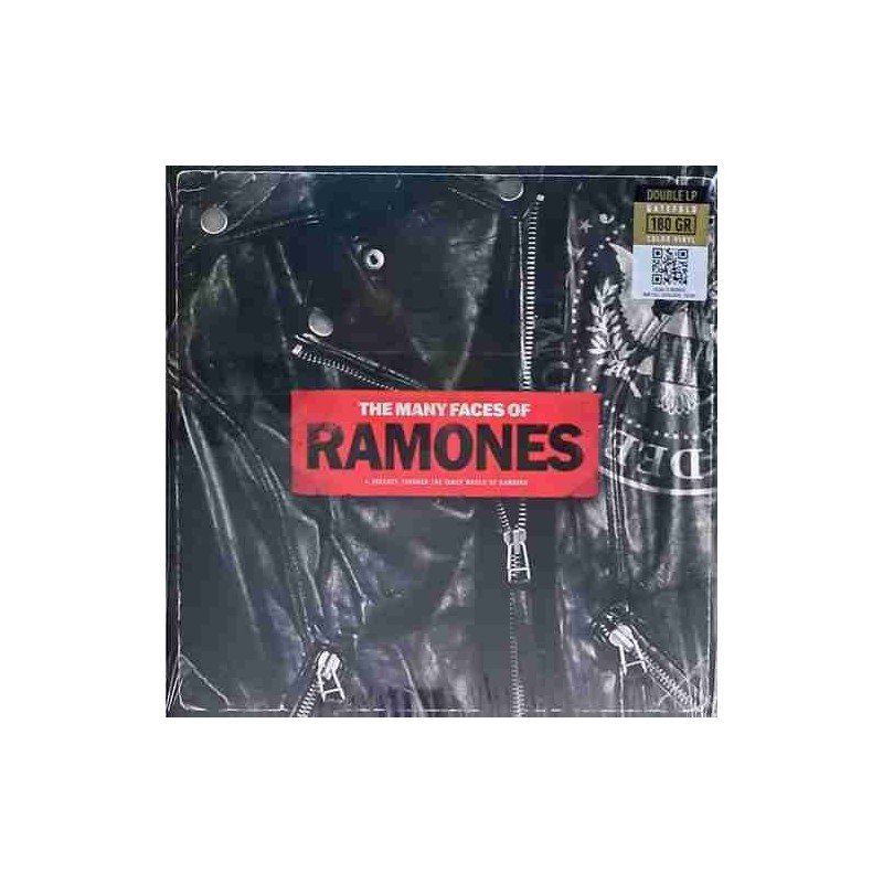 RAMONES - THE MANY FACES OF RAMONES (2LP RED & CLEA - 2 LP RAMONES - THE MANY FACES OF RAMONES (2LP RED & CLEA - 2 LP