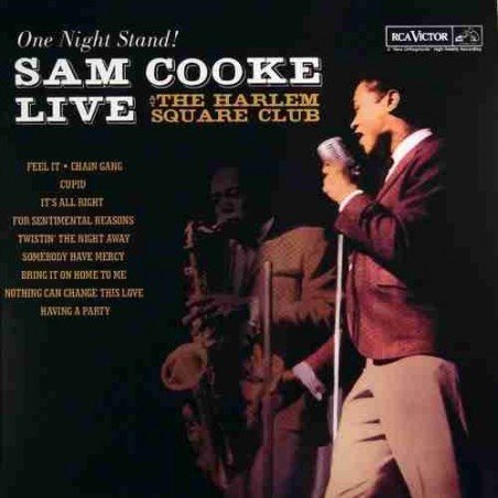 SAM COOKE - LIVE AT THE HARLEM SQUARE CLUB - LP