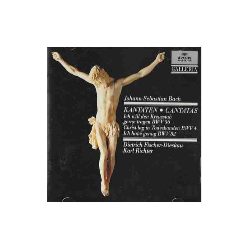 JOAN SEBASTIAN BACH - CANTATEN BWV 56.4.82 RICHTER/FISCHER - CD JOAN SEBASTIAN BACH - CANTATEN BWV 56.4.82 RICHTER/FISCHER - CD