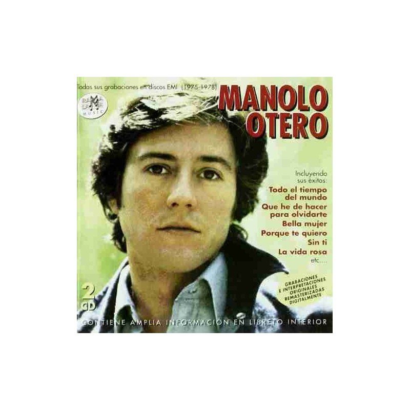 MANOLO OTERO - TODAS GRABACIONES 1975/1978 - 2CD MANOLO OTERO - TODAS GRABACIONES 1975/1978 - 2CD