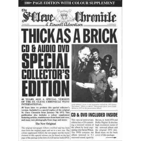 JETHRO TULL - THICK AS A BRICK SPECIAL COLLECTOR´S EDITI - CD + DVD