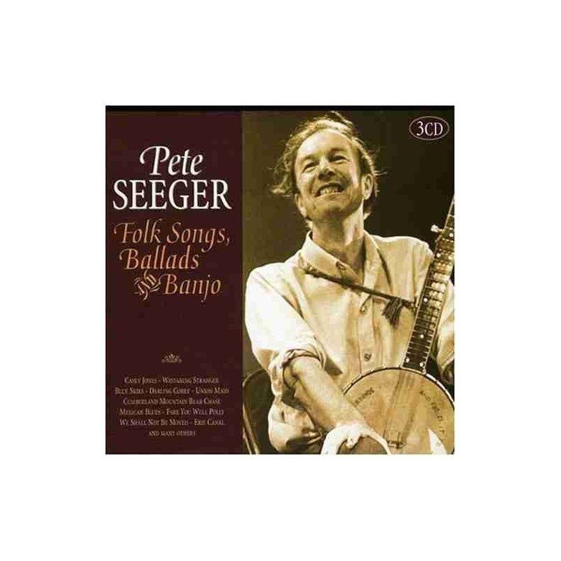 PETE SEEGER - FOLK SONGS BALLADS & BANJ - 3CD PETE SEEGER - FOLK SONGS BALLADS & BANJ - 3CD