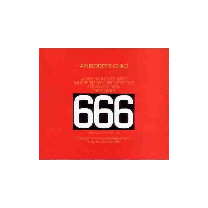 APHRODITE´S CHILD - 666 - 2CD APHRODITE´S CHILD - 666 - 2CD