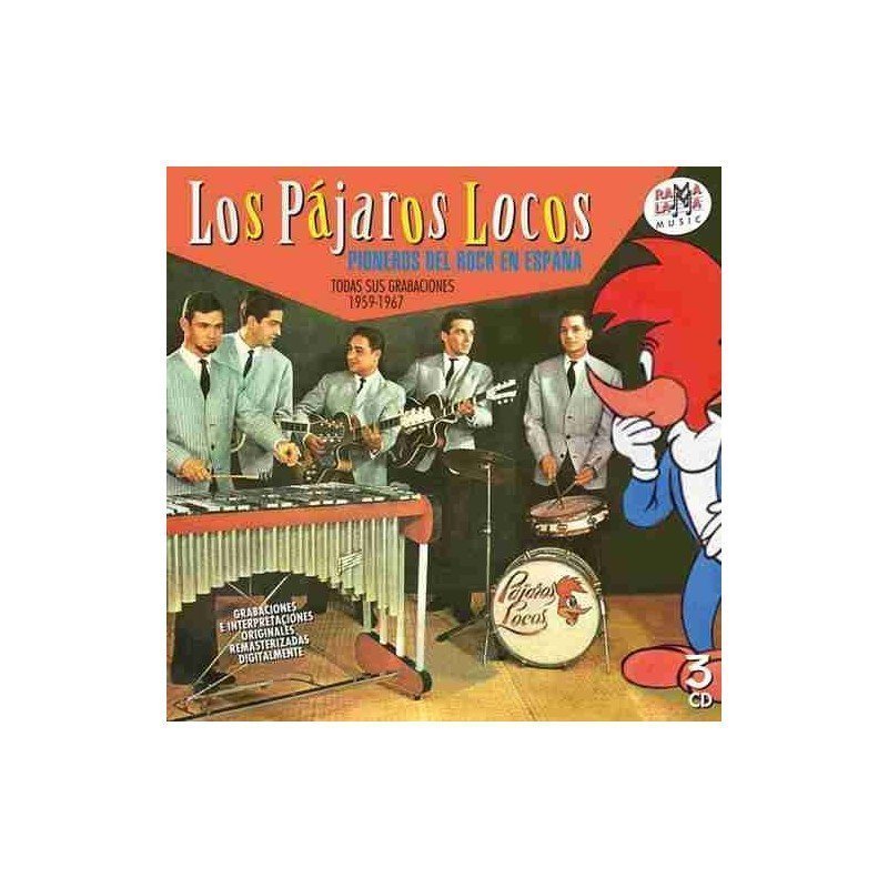 LOS PAJAROS LOCOS - PIONEROS DEL ROCK EN ESPAÑA - 3CD LOS PAJAROS LOCOS - PIONEROS DEL ROCK EN ESPAÑA - 3CD