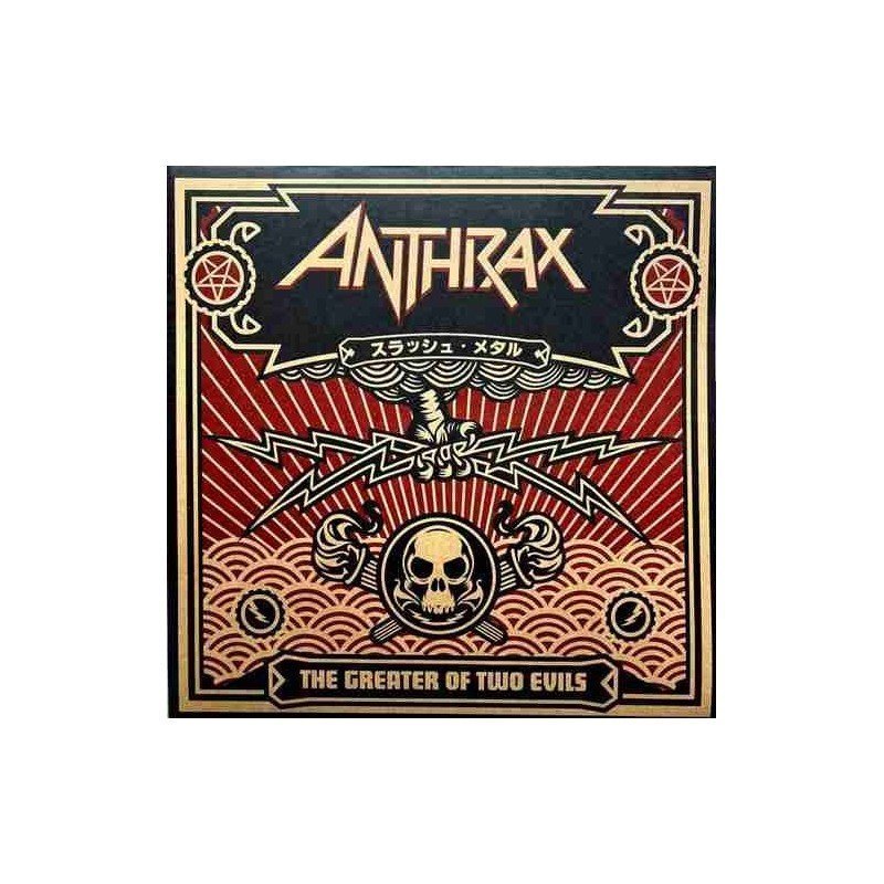 ANTHRAX - THE GREATER OF TWO EVILS - 2 LP ANTHRAX - THE GREATER OF TWO EVILS - 2 LP