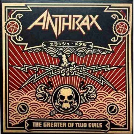 ANTHRAX - THE GREATER OF TWO EVILS - 2 LP