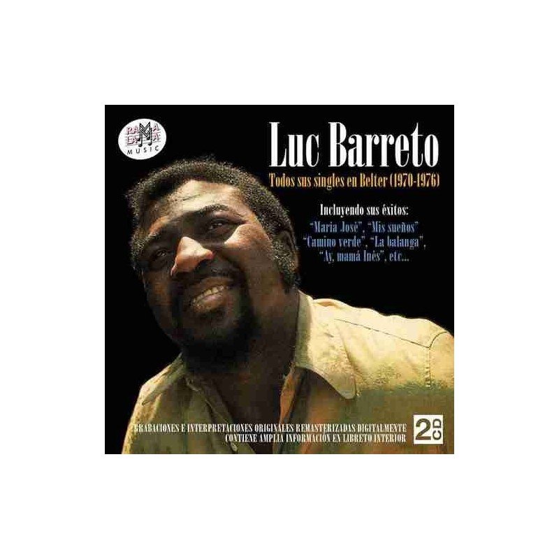 LUC BARRETO - TODOS SUS SINGLES EN BELTER (1970/1976) - 2CD LUC BARRETO - TODOS SUS SINGLES EN BELTER (1970/1976) - 2CD