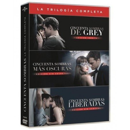 Trilogía Cincuenta sombras de Grey - DVD - 3 DVD