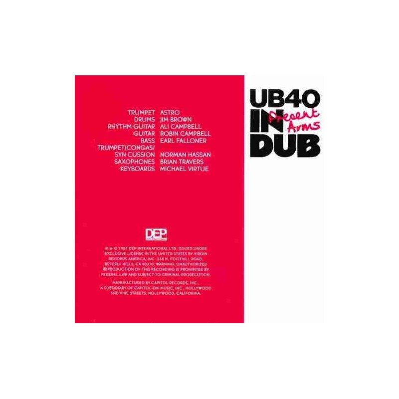UB 40 - PRESENT ARMS IN DUB - CD UB 40 - PRESENT ARMS IN DUB - CD