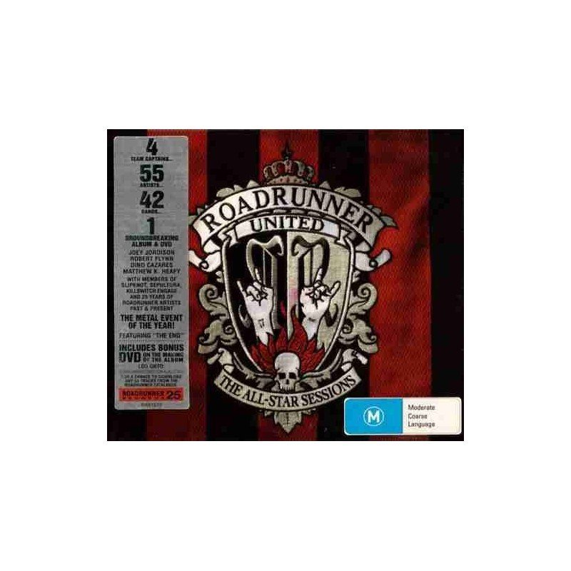 ROADRUNNER UNITED - THE ALL STAR SESSIONS - CD + DVD ROADRUNNER UNITED - THE ALL STAR SESSIONS - CD + DVD