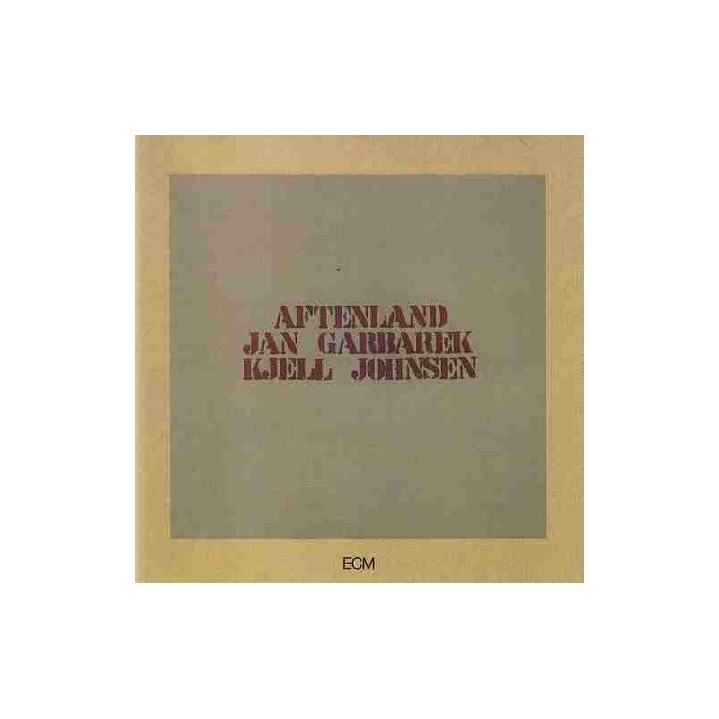 JAN GARBAREK/KJELL JOHNSEN - AFTENLAND - CD JAN GARBAREK/KJELL JOHNSEN - AFTENLAND - CD