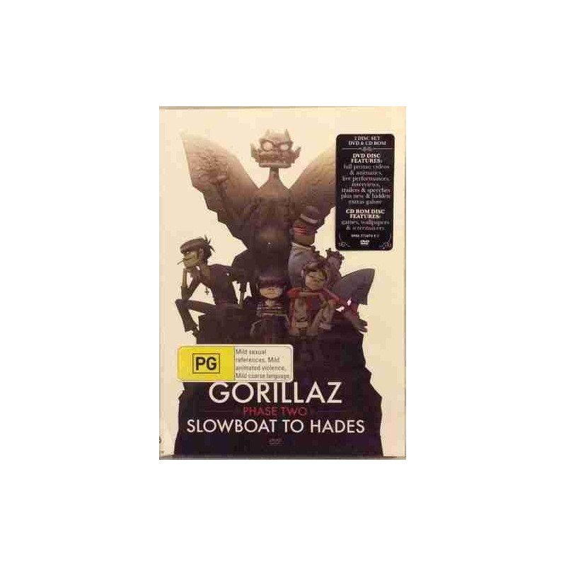 GORILLAZ - SLOW BOAT THO HADES - CD + DVD GORILLAZ - SLOW BOAT THO HADES - CD + DVD