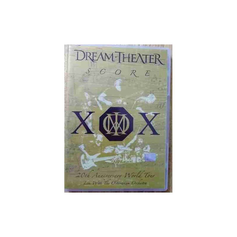 DREAM THEATER - SCORE/20 TH ANNIVERSARY WORL TOUR - 2 DVD DREAM THEATER - SCORE/20 TH ANNIVERSARY WORL TOUR - 2 DVD
