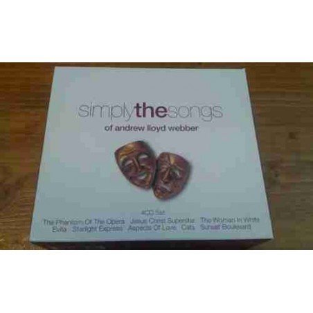 ANDREW LLOYD WEBBER - SIMPLY THE SONGS OF ANDREW LLOYD WEBBER - 4 CDS