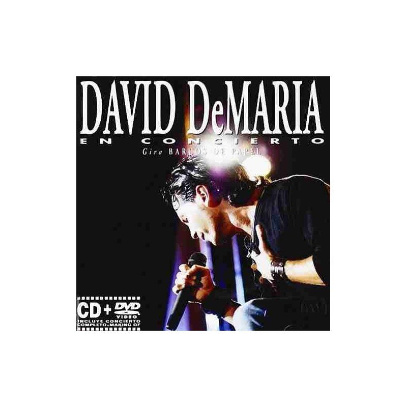 DAVID DEMARIA - GIRA BARCO DE PAPEL EN CONCIERTO - CD + DVD DAVID DEMARIA - GIRA BARCO DE PAPEL EN CONCIERTO - CD + DVD
