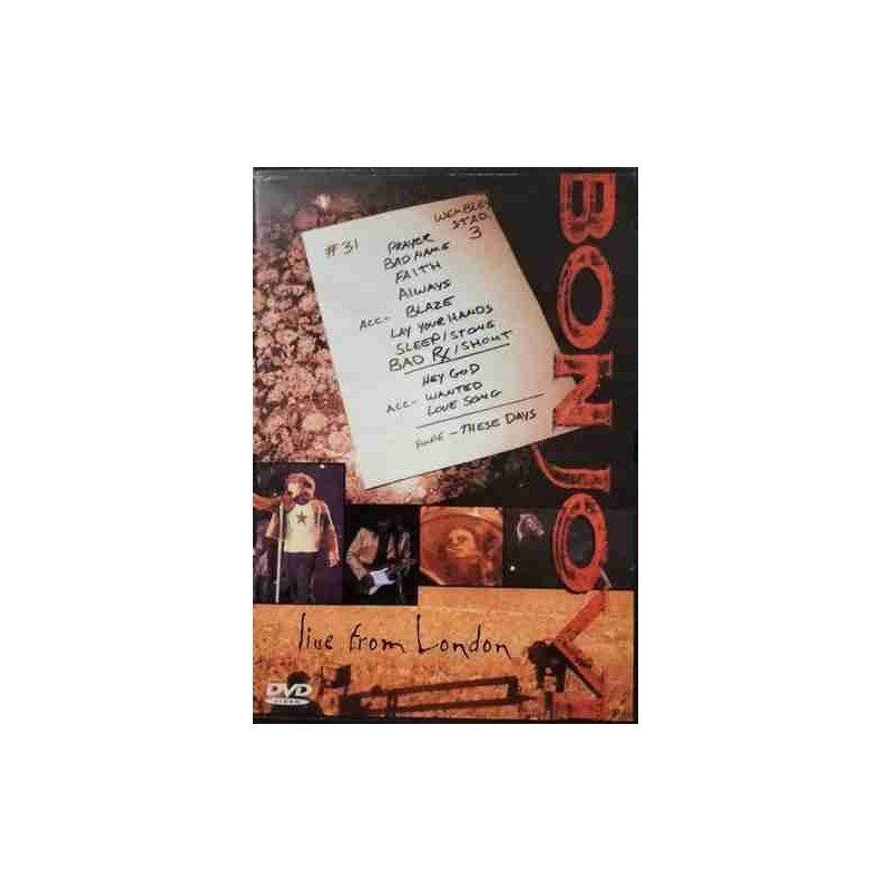 BON JOVI - LIVE FROM LONDON - DVD BON JOVI - LIVE FROM LONDON - DVD