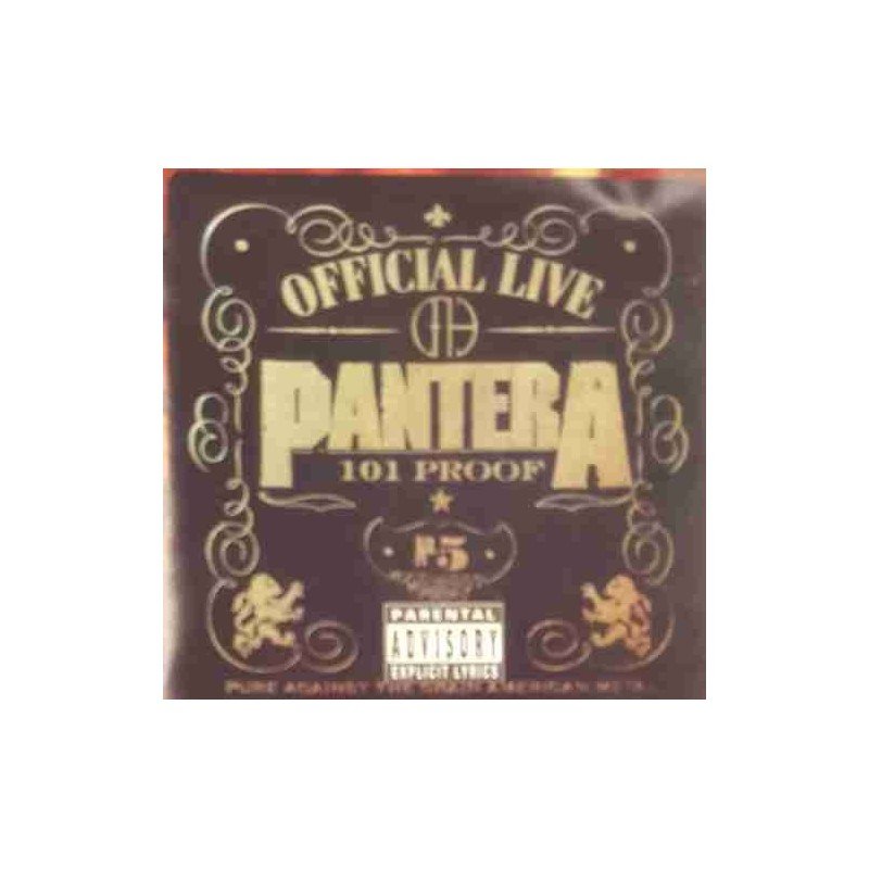 PANTERA - OFFICIAL LIVE:101 PROOF - CD PANTERA - OFFICIAL LIVE:101 PROOF - CD