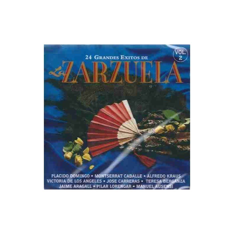 ZARZUELAS - 24 GRANDES EXITOS VOL 2 - CD ZARZUELAS - 24 GRANDES EXITOS VOL 2 - CD