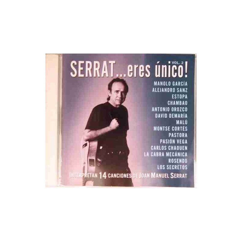 JOAN MANUEL SERRAT - ERES UNICO V.2 - CD JOAN MANUEL SERRAT - ERES UNICO V.2 - CD