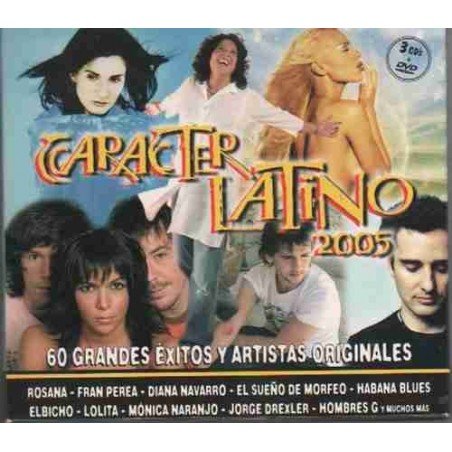 CARACTER LATINO - VARIOS - 3CD+1DVD