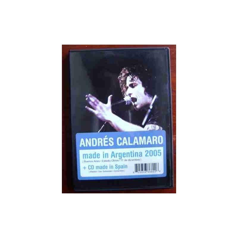 ANDRES CALAMARO - MADE IN ARGENTINA - CD + DVD ANDRES CALAMARO - MADE IN ARGENTINA - CD + DVD