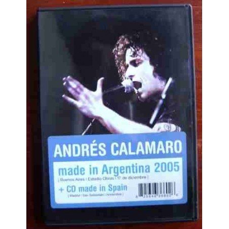 ANDRES CALAMARO - MADE IN ARGENTINA - CD + DVD