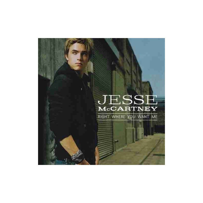 JESSE McCARTNEY - RIGHT WHERE YOU WANT ME - CD JESSE McCARTNEY - RIGHT WHERE YOU WANT ME - CD