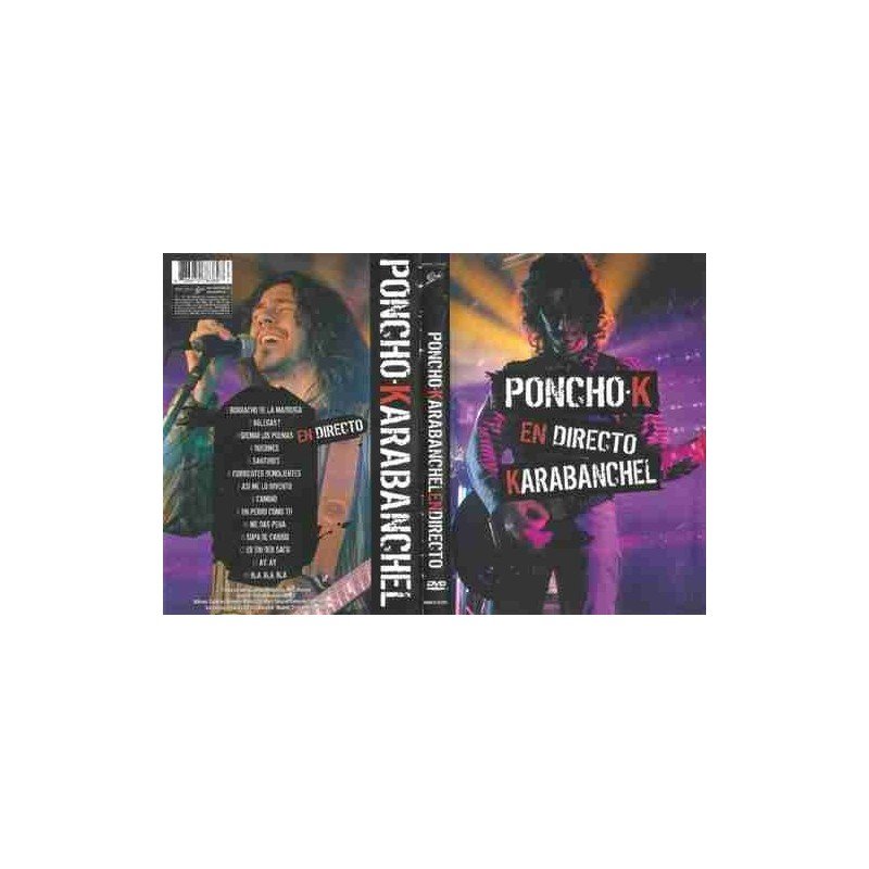 PONCHO K - EN DIRECTO KARABANCHEL - DVD PONCHO K - EN DIRECTO KARABANCHEL - DVD