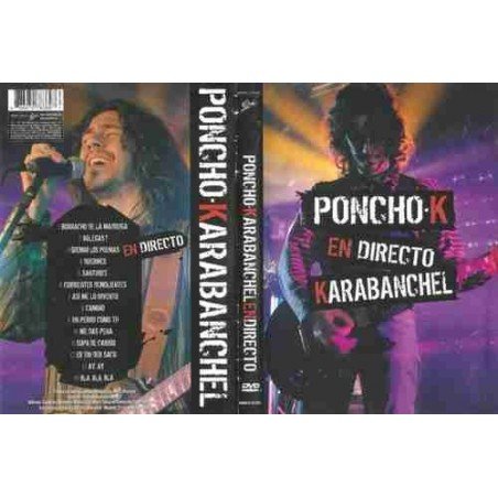 PONCHO K - EN DIRECTO KARABANCHEL - DVD
