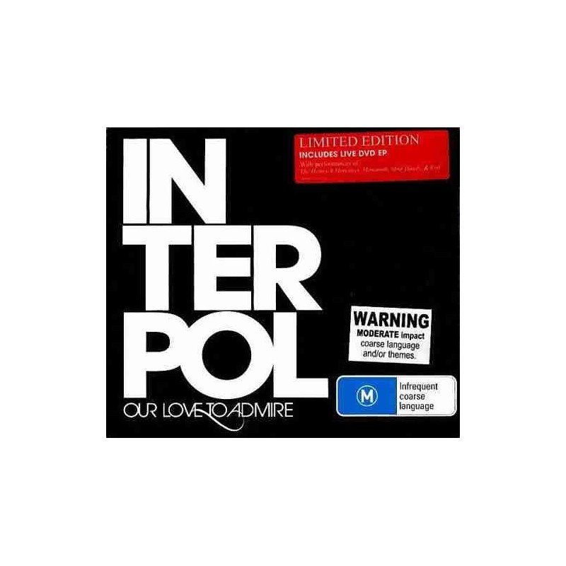 INTERPOL - OUR LOVE TO ADMIRE - CD + DVD INTERPOL - OUR LOVE TO ADMIRE - CD + DVD
