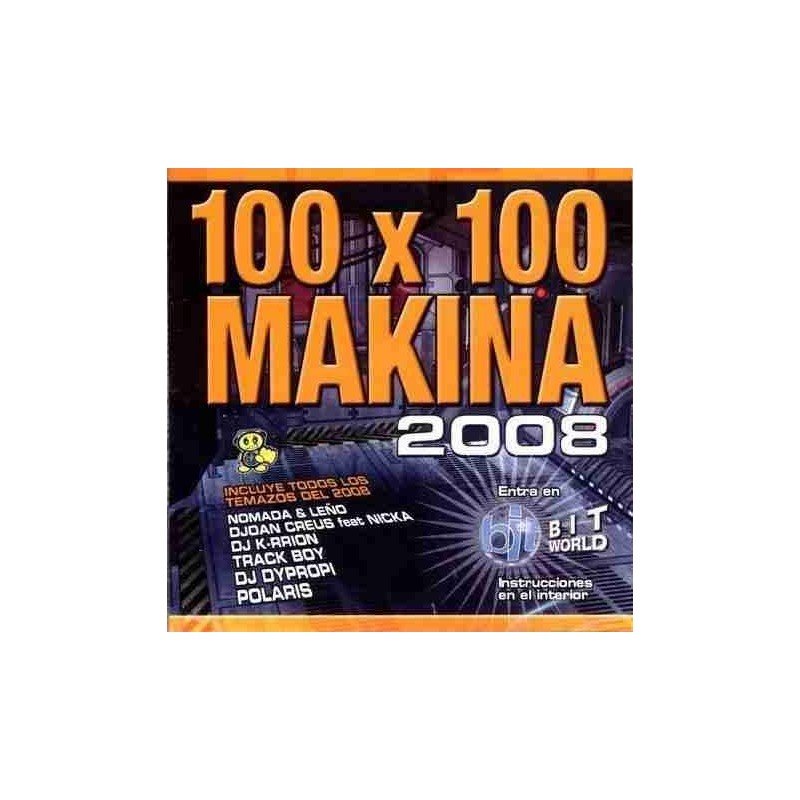 100% MAKINA 2008 - 100% MAKINA 2008 - 2CD 100% MAKINA 2008 - 100% MAKINA 2008 - 2CD