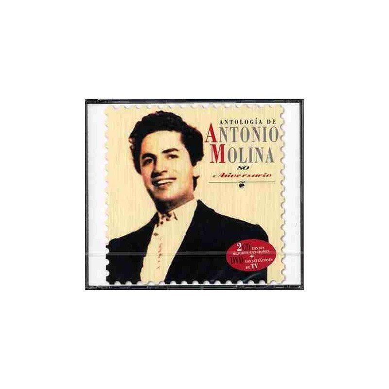 ANTONIO MOLINA - ANTHOLOGIA 80 ANI.COMBO RTVE - 2CD ANTONIO MOLINA - ANTHOLOGIA 80 ANI.COMBO RTVE - 2CD