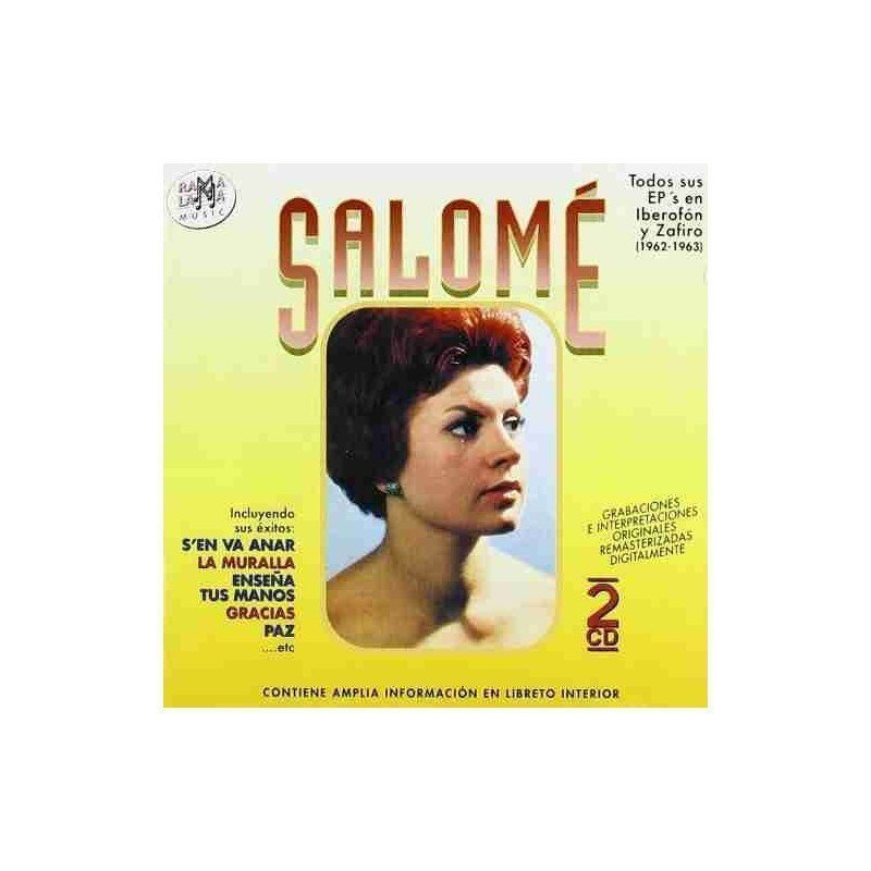 SALOME - TODOS LOS EPS 62/63 - 2CD SALOME - TODOS LOS EPS 62/63 - 2CD