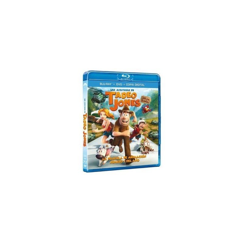Las aventuras de Tadeo Jones - Blu-Ray + DVD + Copia digital Las aventuras de Tadeo Jones - Blu-Ray + DVD + Copia digital