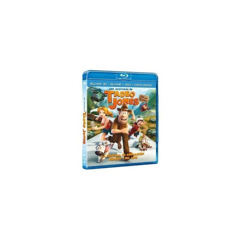 Las aventuras de Tadeo Jones - Blu-Ray 3D + 2D + DVD