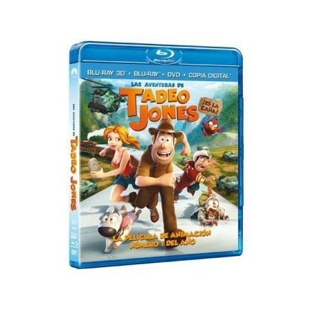 Las aventuras de Tadeo Jones - Blu-Ray 3D + 2D + DVD