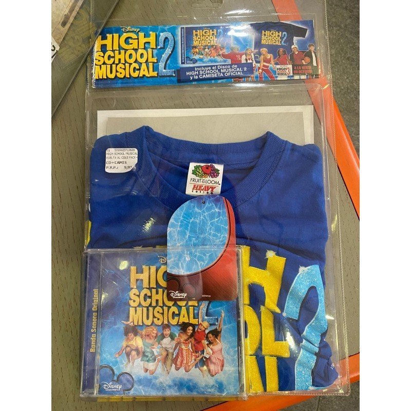 HIGH SCHOOL MUSICAL 2 - VUELTA AL COLE PACK-CD+CAMISETA
