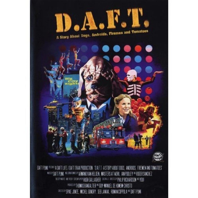 DAFT PUNK - A STORY ABOUT DOGS ANDROIDS FIREMEN & TOMATOES - DVD DAFT PUNK - A STORY ABOUT DOGS ANDROIDS FIREMEN & TOMATOES - DVD