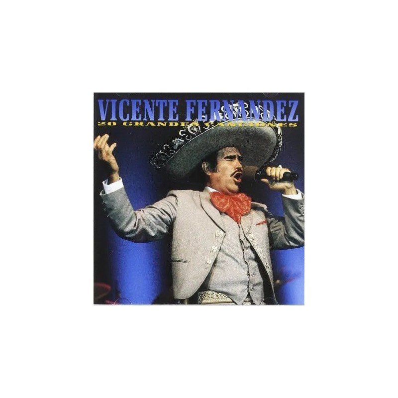VICENTE FERNANDEZ - 20 GRANDES CANCIONES - CD VICENTE FERNANDEZ - 20 GRANDES CANCIONES - CD