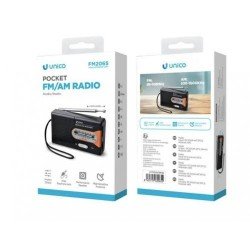RADIO FN2065 DC3V (AAx2) NEGRO PORTATIL UNICO HORIZONTAL