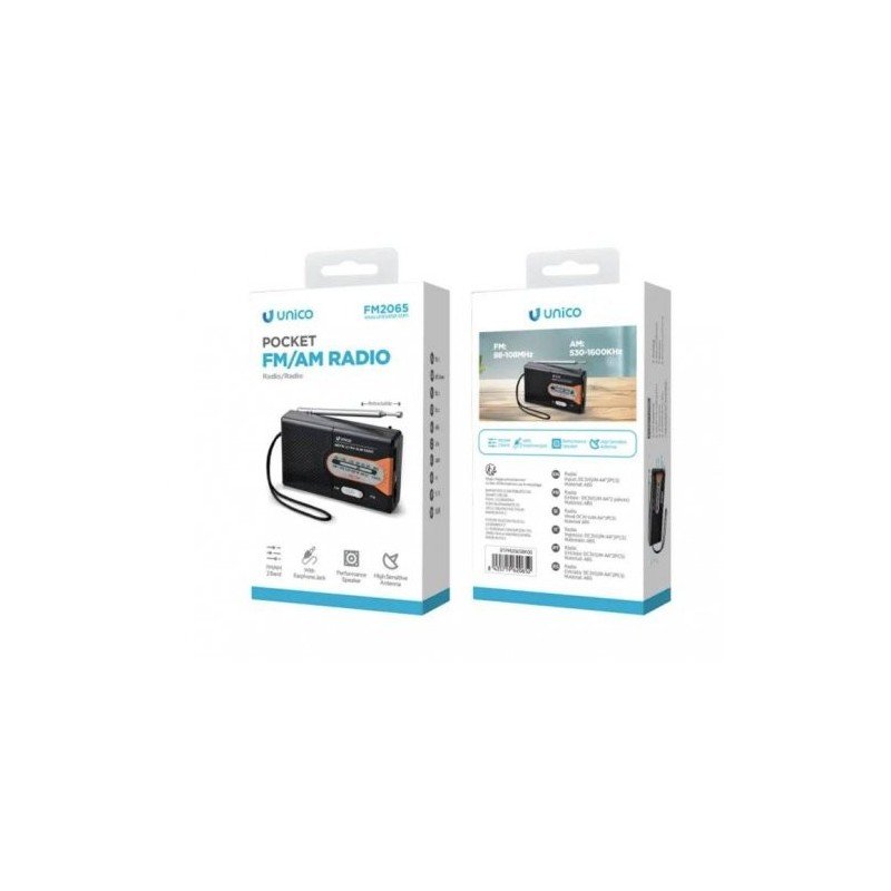 RADIO FN2065 DC3V (AAx2) NEGRO PORTATIL UNICO HORIZONTAL RADIO FN2065 DC3V (AAx2) NEGRO PORTATIL UNICO HORIZONTAL