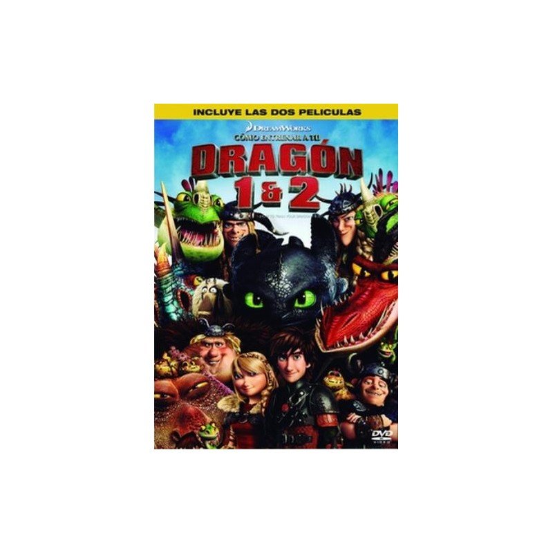 COMO ENTRENAR A TU DRAGÓN 1 + 2 (2DVD PACK) COMO ENTRENAR A TU DRAGÓN 1 + 2 (2DVD PACK)