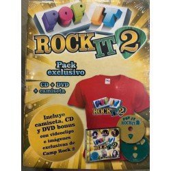 POP IT ROCK IT 2 - VARIOS ARTISTAS (CD DVD BOX) (INCLUYE CAMISETA, CD Y DVD CON VIDEOCLIPS E IMAGENES EXCLUSIVAS DE CAMP ROCK 2)