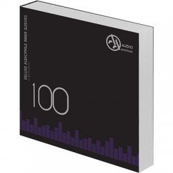 FUNDAS PARA LPS - 100 FUNDAS X 12" INTERIOR CREMA