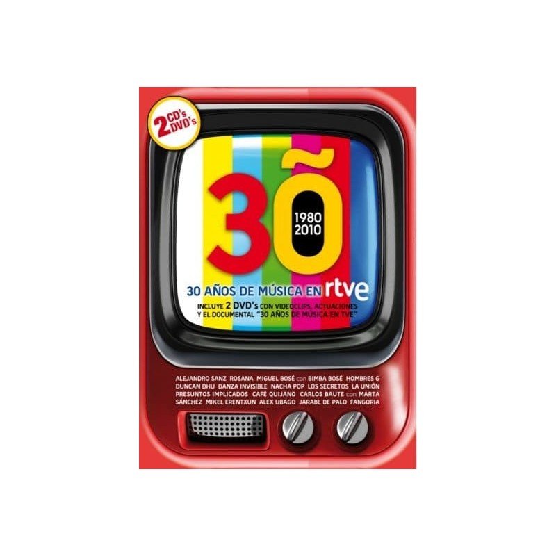 30 AÑOS DE MUSICA DE TVE - VARIOS-30 AÑOS DE MUSICA DE TV - 2 DVD