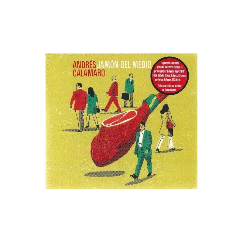 ANDRES CALAMARO - JAMON DEL MIEDO (DIRECTO) - CD ANDRES CALAMARO - JAMON DEL MIEDO (DIRECTO) - CD