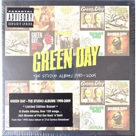 GREEN DAY - THE STUDIO ALBUM 1990/2009 - 8 CDS