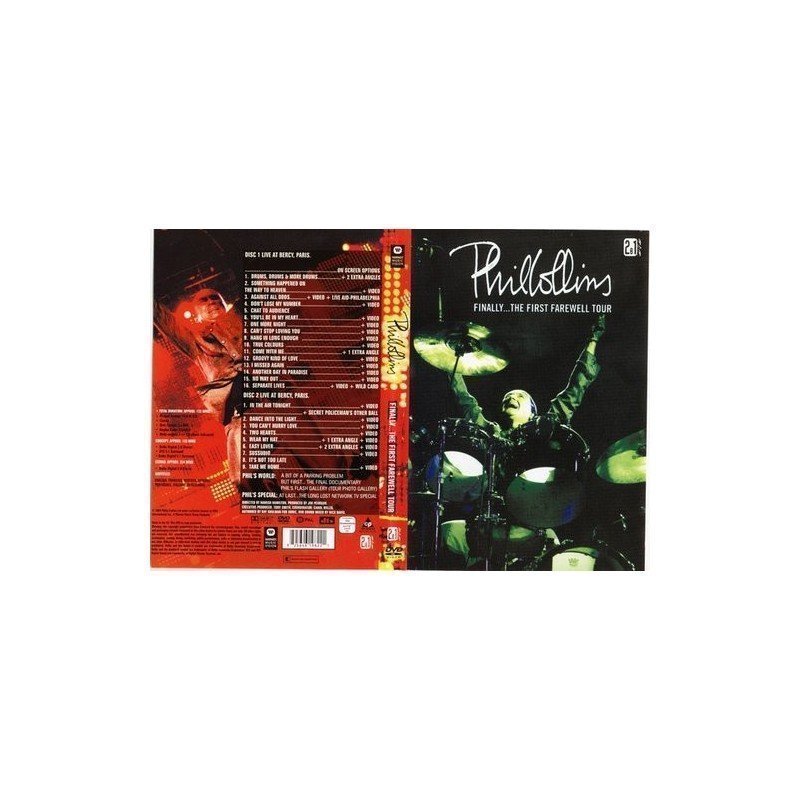 PHIL COLLINS - FINALLY...THE FIRST FAREWRLL TOUR - 2 DVD PHIL COLLINS - FINALLY...THE FIRST FAREWRLL TOUR - 2 DVD
