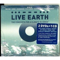 LIVE EARTH THE CONCERTS FOR - LIVE EARTH/THE CONCERTS FOR A CLIMATE IN C - CD+2DVD